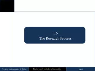 1.6 The Research Process