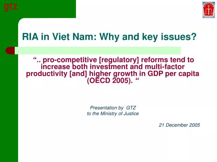 ria in viet nam why and key issues