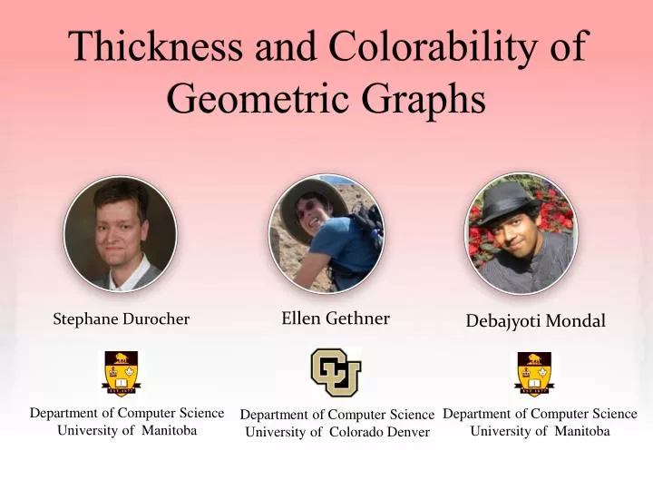 thickness and colorability of geometric graphs