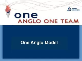 One Anglo Model