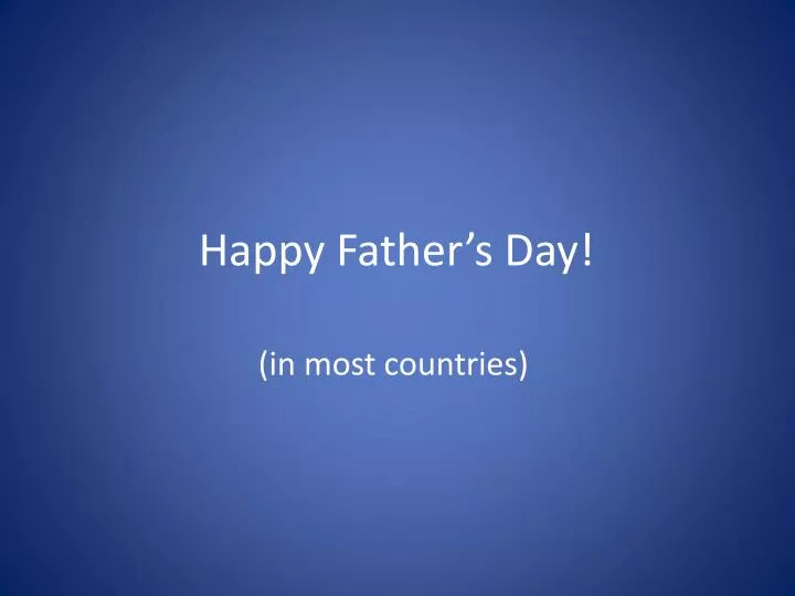 happy father s day