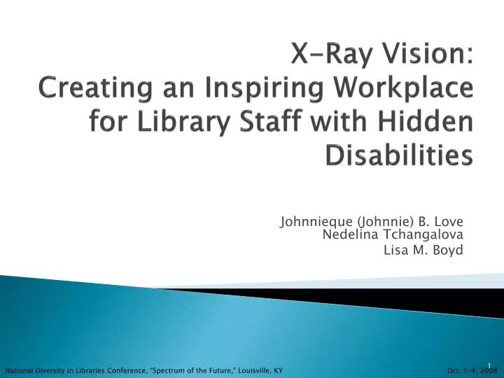 x ray vision creating an inspiring workplace for library staff with hidden disabilities