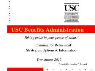 USC Benefits Administration
