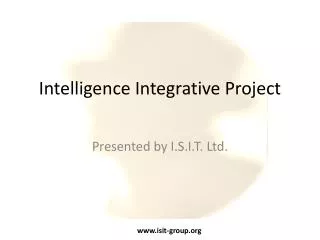 Intelligence Integrative Project