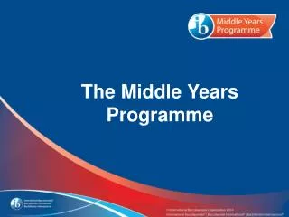 The Middle Years Programme