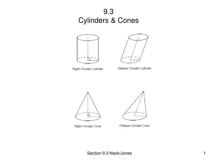 9 3 cylinders cones