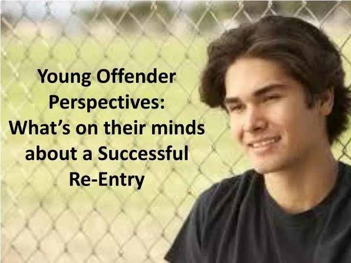 young offender perspectives what s on their minds about a successful re entry