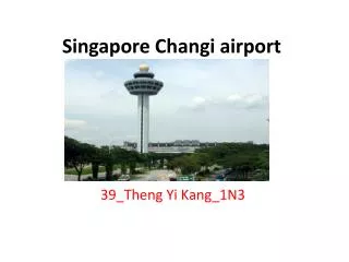 Singapore Changi airport