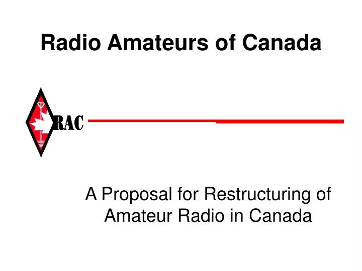 radio amateurs of canada