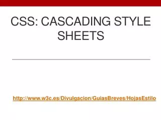 css cascading style sheets