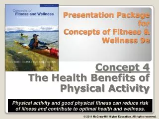 Presentation Package for Concepts of Fitness &amp; Wellness 9e