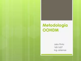 metodolog a oohdm