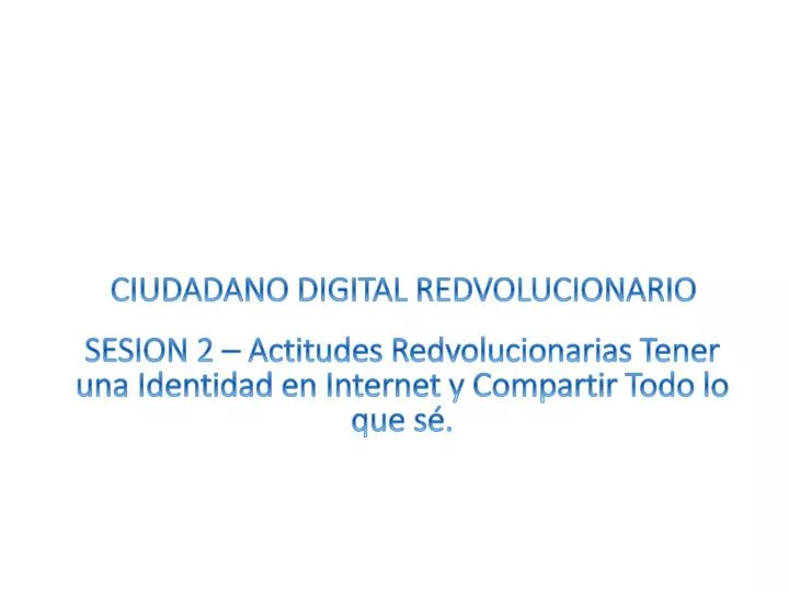 ciudadano digital redvolucionario