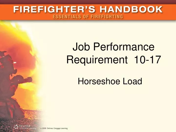 job performance requirement 10 17