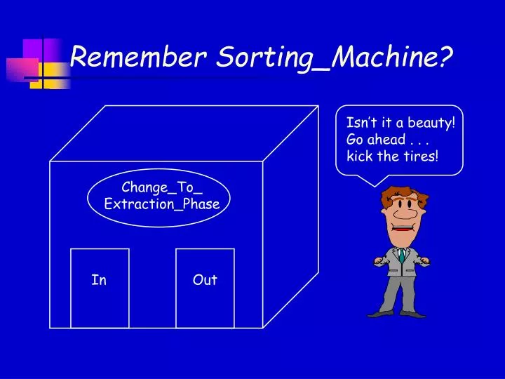 remember sorting machine