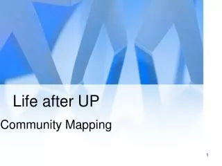 Define Community Mapping