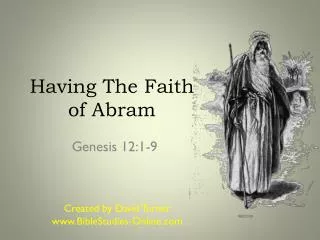 Having The Faith of Abram