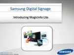 Samsung Digital Signage - slide 1