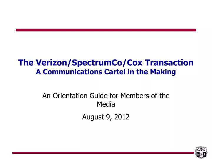 the verizon spectrumco cox transaction a communications cartel in the making