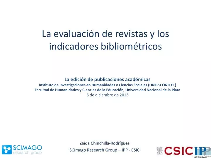 la evaluaci n de revistas y los indicadores bibliom tricos