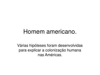 homem americano