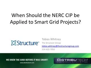 When Should the NERC CIP be Applied to Smart Grid Projects?