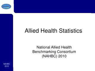 Allied Health Statistics