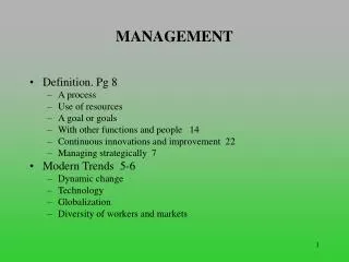 MANAGEMENT