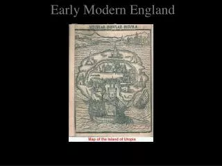 Early Modern England