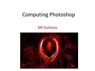 Computing Photoshop