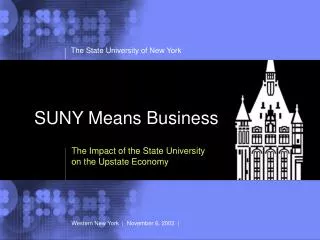 SUNY Means Business