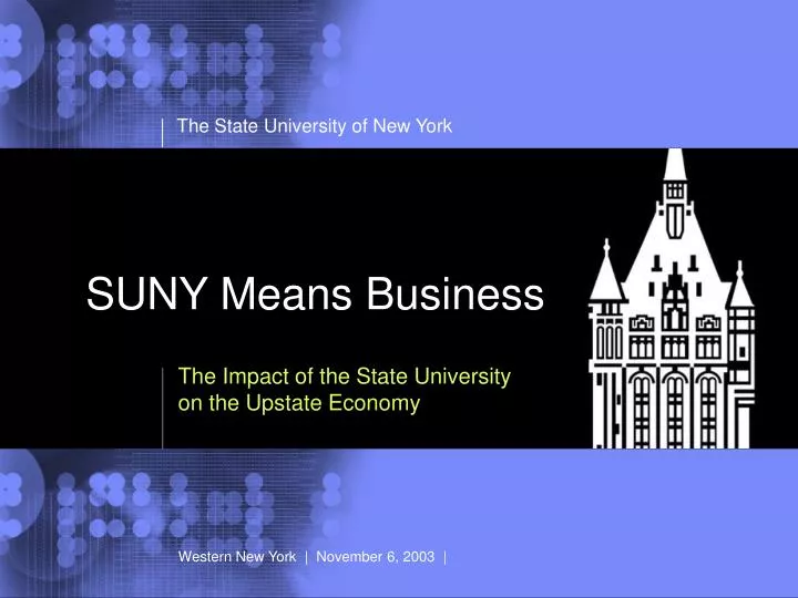 suny means business