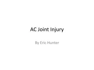 AC Joint Injury
