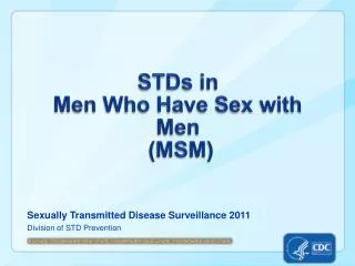 STDs in Men Who Have Sex with Men (MSM)