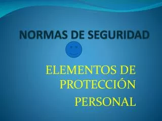 normas de seguridad