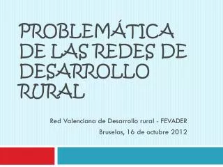 problem tica de las redes de desarrollo rural