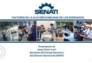 Presentación de Jorge Castro León Secretario del Consejo Nacional y