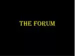 The Forum - slide 1