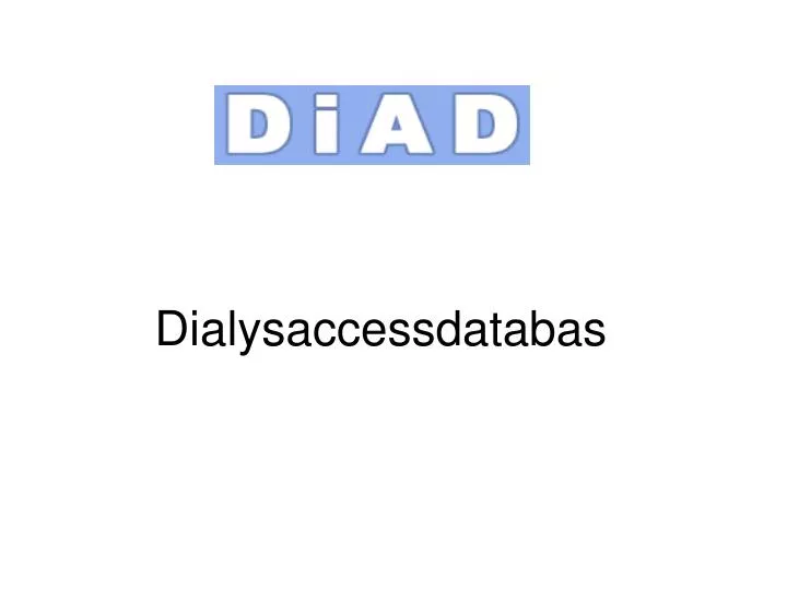 dialysaccessdatabas