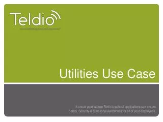 Utilities Use Case