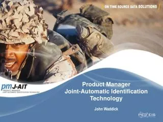 Product Manager Joint-Automatic Identification Technology
