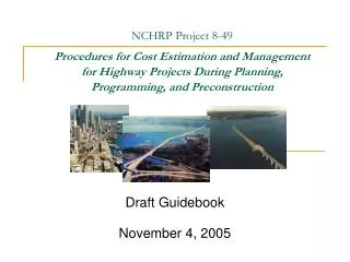 Draft Guidebook November 4, 2005
