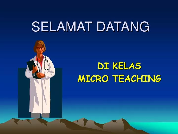 selamat datang