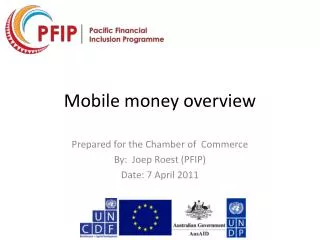 Mobile money overview