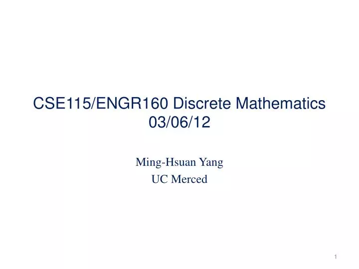 cse115 engr160 discrete mathematics 03 06 12