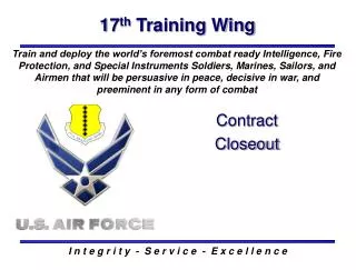 17 th Training Wing