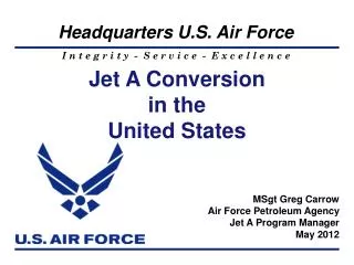 Jet A Conversion in the United States