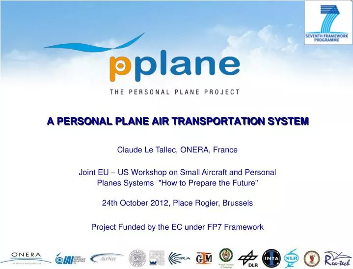 a personal plane air transportation system