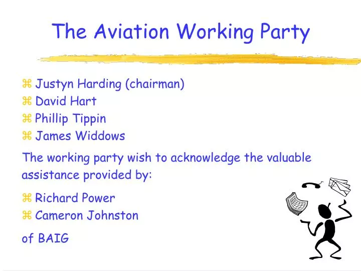 the aviation working party