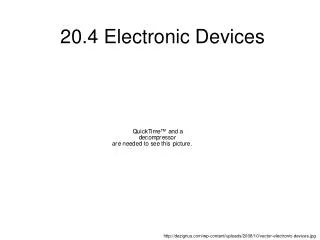 20.4 Electronic Devices